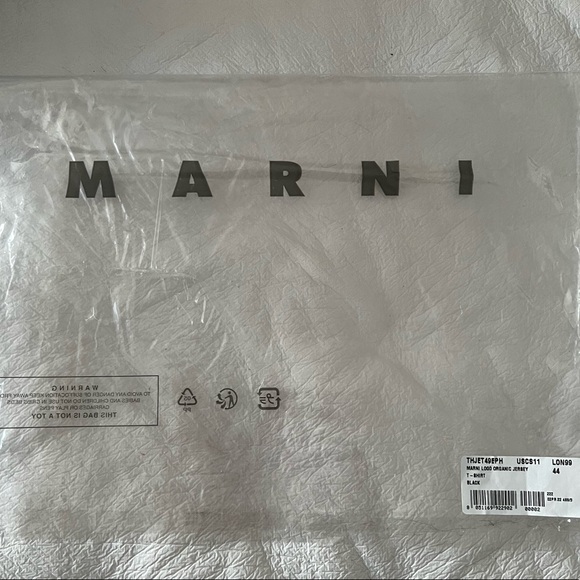 Black and Red MARNI logo shirt XL - Picture 3 of 7
